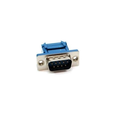 Conector DB9 macho cabo flat