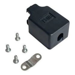 Capa conector DB9/15vga plastico sem aba Kit curto