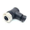 Conector circular 4 vias femea M12 angular(90º) - V1-W-BK PN:224884
