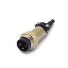 Conector circular macho 03 vias cabo - PLD P3 - Melro