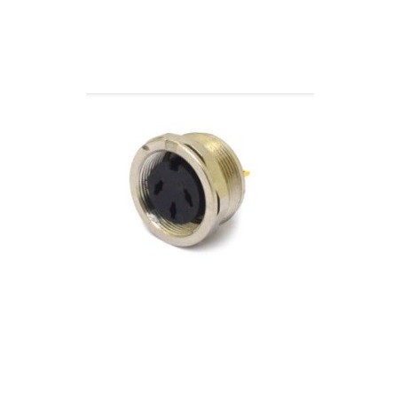 Conector circular painel femea 03 vias - JLD P3 - Melro