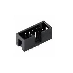 Conector 10 vias H latch IDC 180º s/ejetor