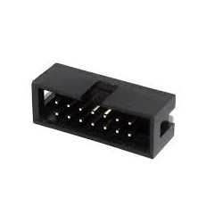 Conector 14 vias H latch IDC 180º s/ejetor