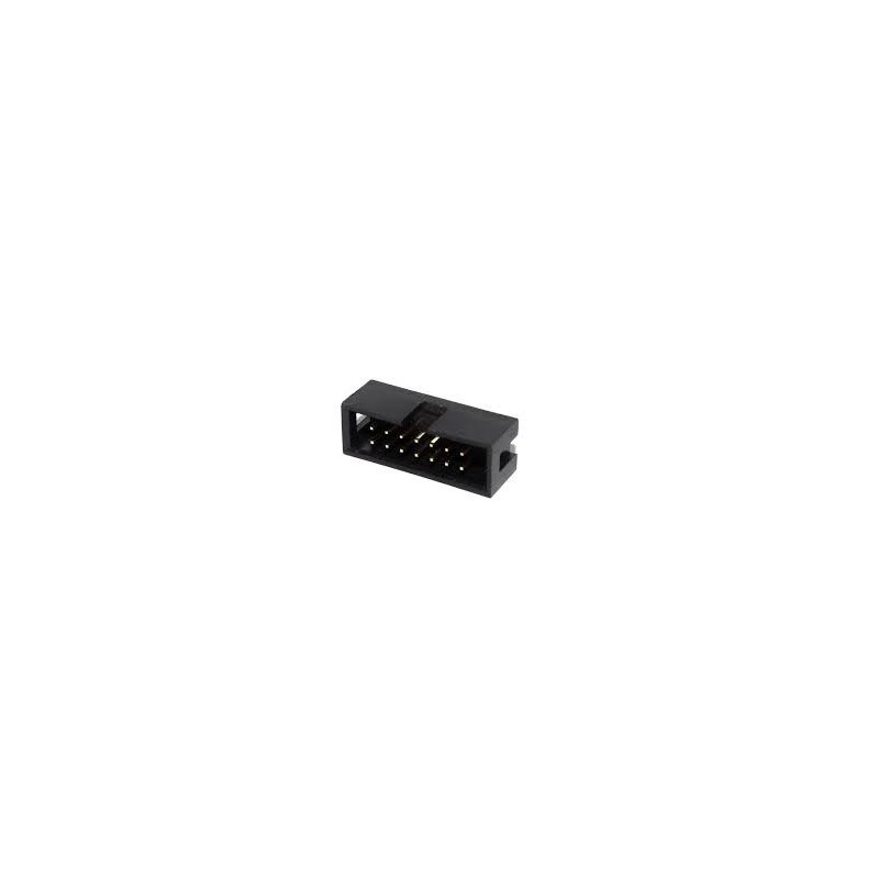 Conector 14 vias H latch IDC 180º s/ejetor
