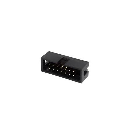 Conector 14 vias H latch IDC 180º s/ejetor