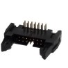 Conector 14 vias H latch IDC 90º c/ejetor