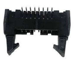Conector 16 vias H latch IDC 90º c/ejetor