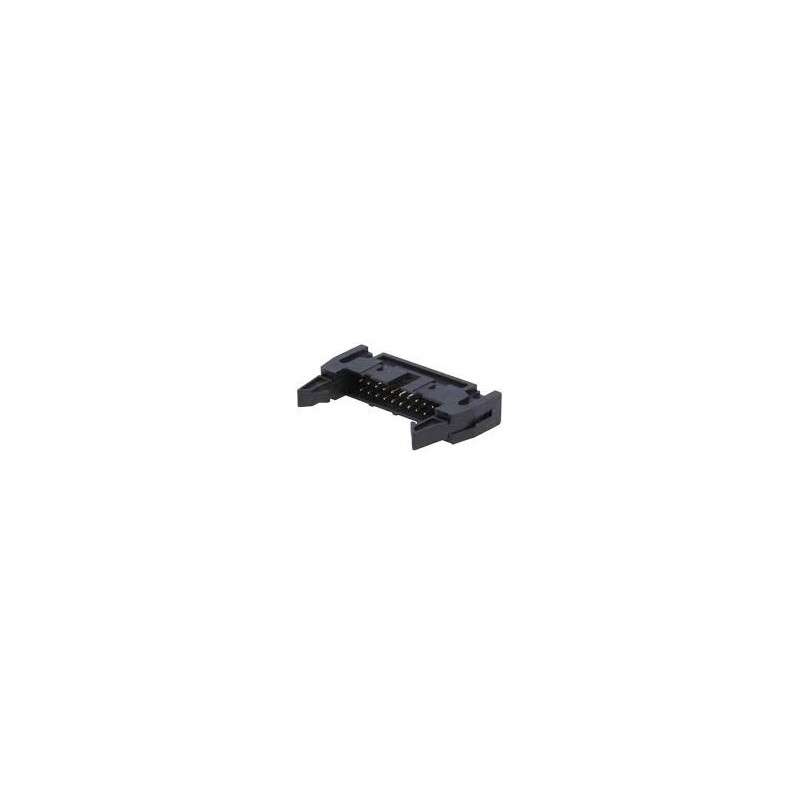 Conector 20 vias H latch IDC 90º c/ejetor