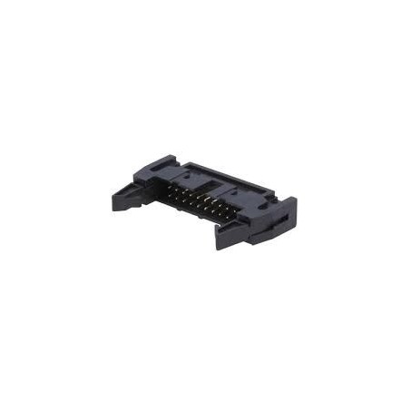Conector 20 vias H latch IDC 90º c/ejetor