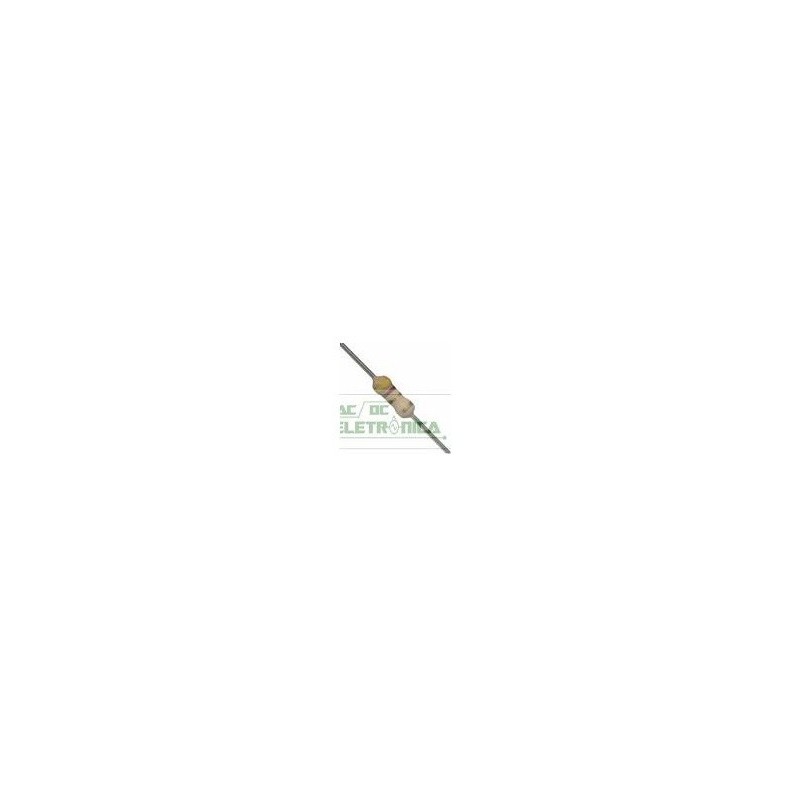 Resistor 4R7 1/2w 5% - Amarelo roxo dourado dourado Resistor 4R7 1/2w 5% - Amarelo roxo dourado dourado
