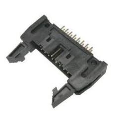 Conector 26 vias H latch IDC 180º c/ejetor