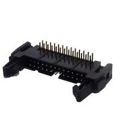 Conector 26 vias H latch IDC 90º c/ejetor