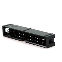 Conector 34 vias H latch IDC 180º s/ejetor