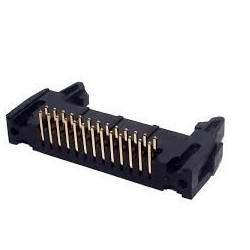 Conector 34 vias H latch IDC 90° c/ejetor