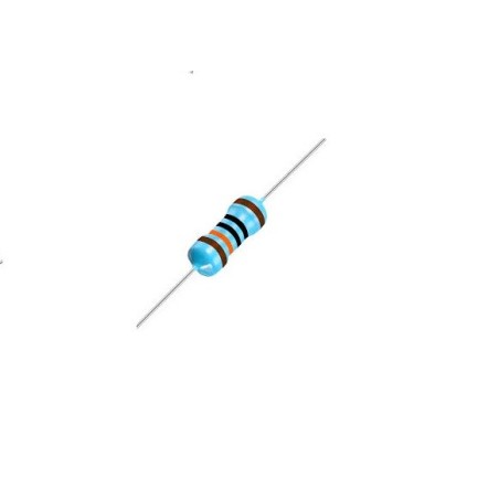 Resistor 100K 1/2w 1% precisão - Marrom preto preto vermelho