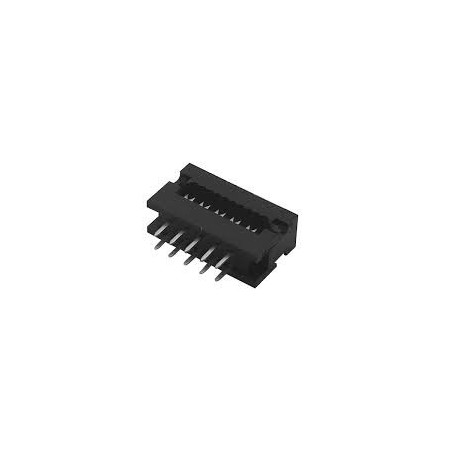 Conector IDCT 10 vias 180º DIP