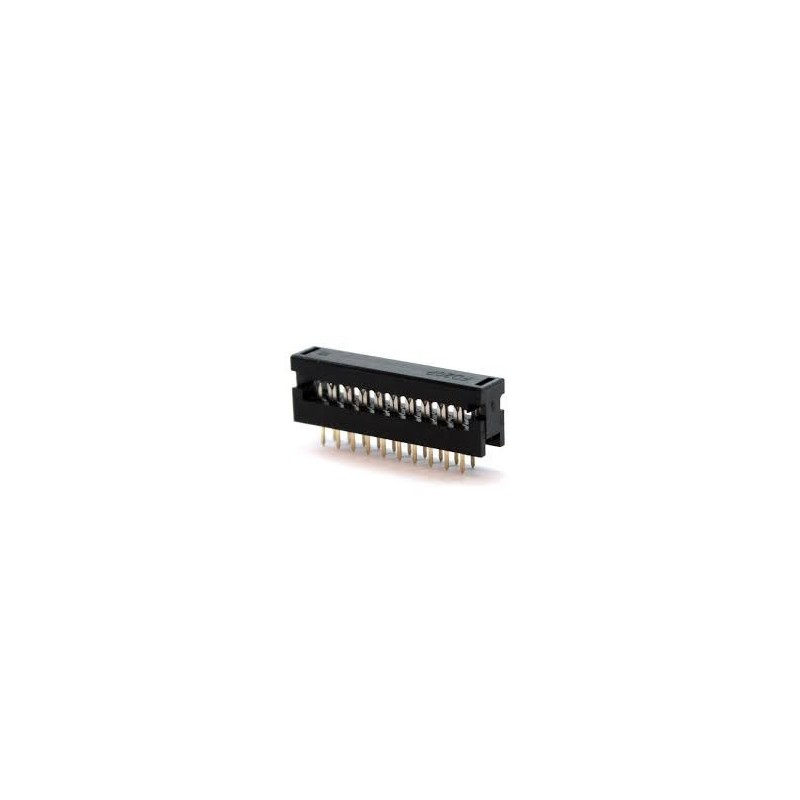 Conector IDCT 20 vias 180º DIP