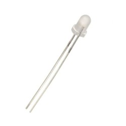 Led 3mm branco alto brilho 8000mcd