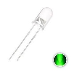 Led 3mm verde alto brilho 8000mcd