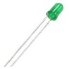 Led 3mm verde difuso 800mcd