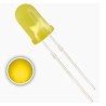 Led 5mm amarelo difuso 800mcd