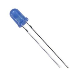 Led 5mm azul difuso 800mcd
