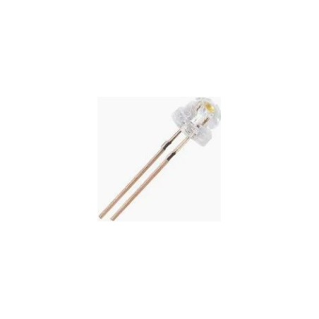Led 5mm branco straw(rebaixado) 10000mcd