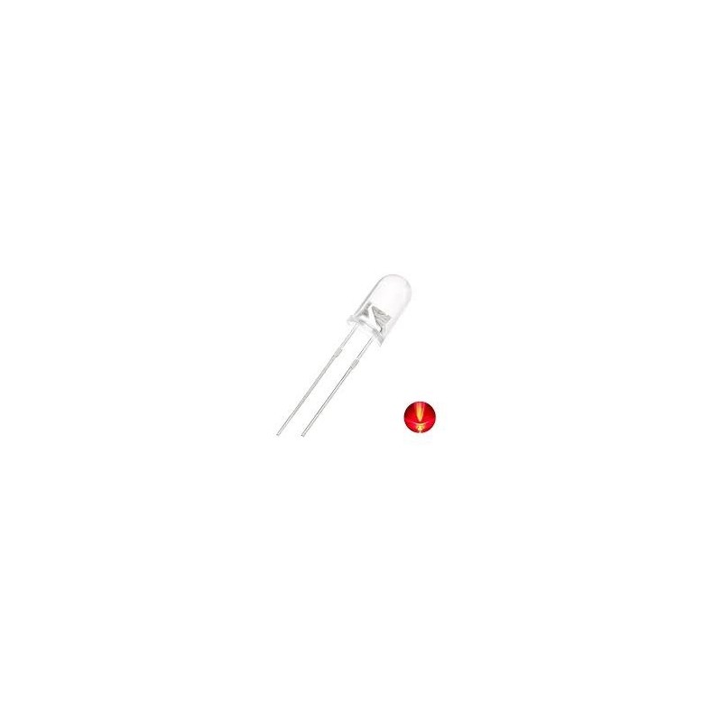Led 5mm vermelho alto brilho 8000mcd