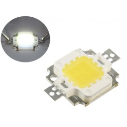 Super LED branco 10w 9v-12v base quadrada