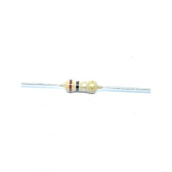 Resistor 0R10 1/4w 5% - Marrom preto prata dourado