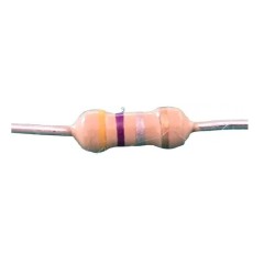 Resistor 0R47 1/4w 5% - Amarelo roxo prata dourado
