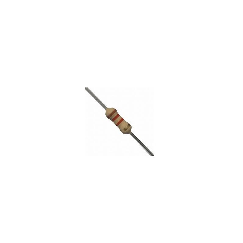 Resistor 1K2 1/2w 5% - Marrom vermelho vermelho dourado Resistor 1K2 1/2w 5% - Marrom vermelho vermelho dourado