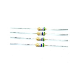 Resistor 0R56 1/4w 5% - Verde azul prata dourado