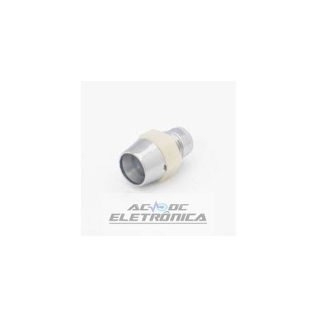 Suporte p/led 5mm cromado plastico