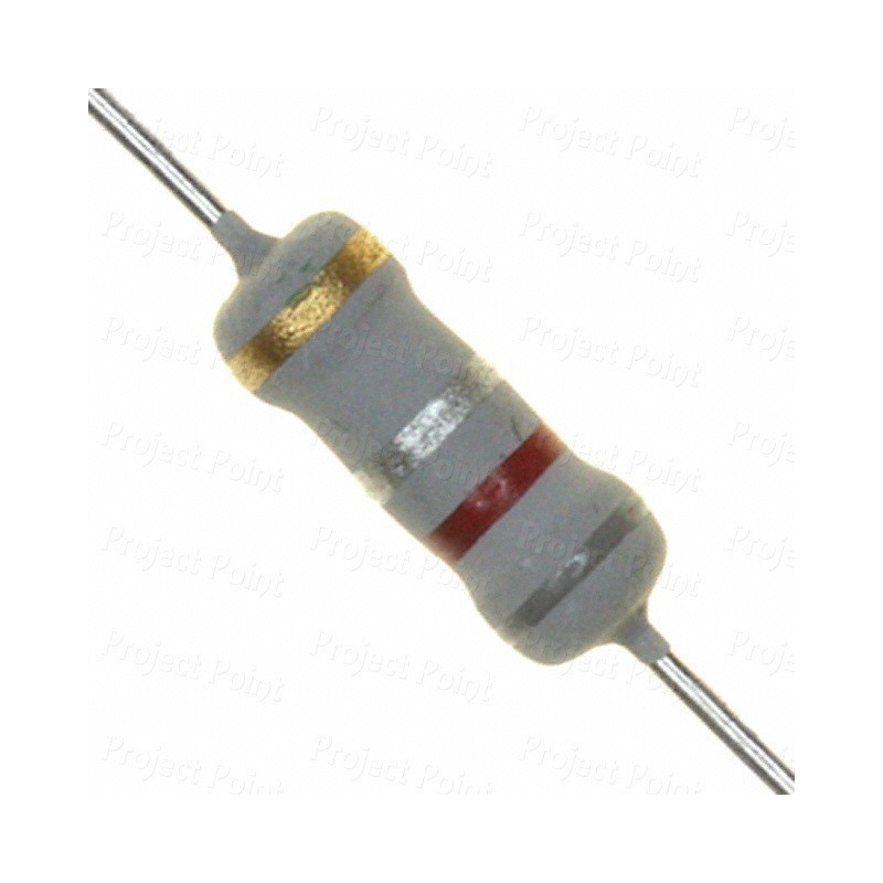 Resistor 0R82 1/4w 5% - Cinza vermelho prata dourado