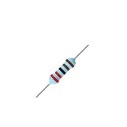 Resistor 2K2 1/2w 1% precisão - Vermelho vermelho preto marrom