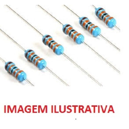 Resistor 360K 1/2w 1% precisão - Laranja azul preto laranja