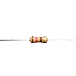 Resistor 120R 1/4w 5% -  Marrom vermelho marrom dourado