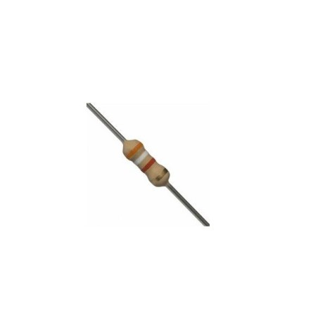 Resistor 3K9 1/2w 5% - Laranja branco vermelho dourado
