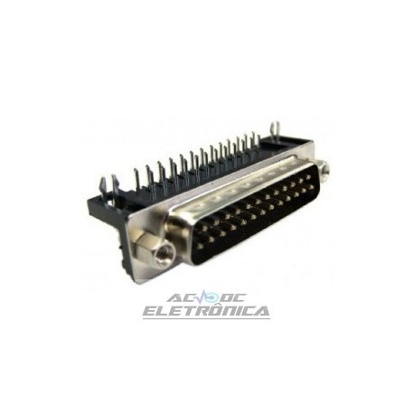 Conector DB25 macho pci 90º