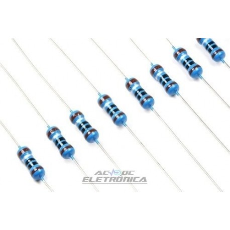 Resistor 243R 1/2w 1% precisão - Vermelho amarelo laranja preto