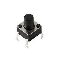 Chave tactil KFC-A06-6x6x7mm 4T 180º