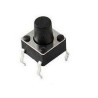 Chave tactil KFC-A06-6x6x7mm 4T 180º