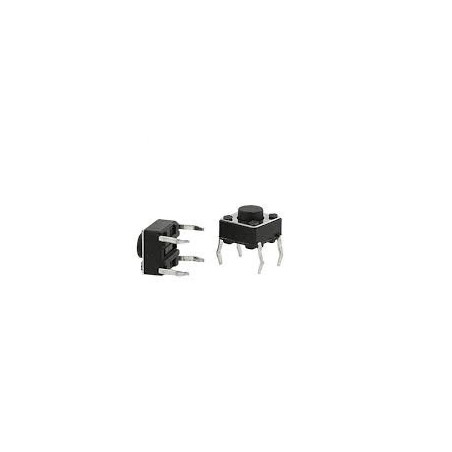 Chave tactil KFC-A06-6x6x5mm 4T 180º