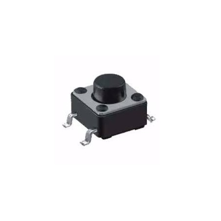 Chave tactil KFC-A06-6x6x4,3mm 4T SMD