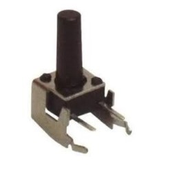 Chave tactil KFC-A06-6x6x13mm W2 4T 90º