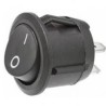 Chave gangorra KCD1-106-101 redonda 02 Posições 01 polo 2t preta