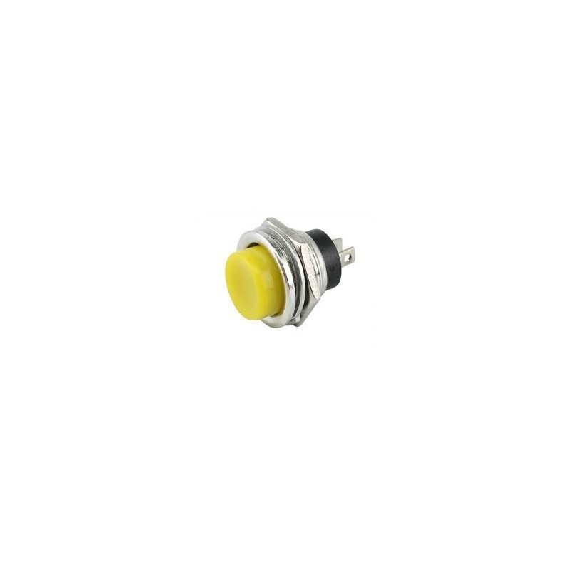 Chave push button DS-212 amarelo - Sem trava
