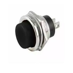 Chave push button DS-212 preto - Sem trava