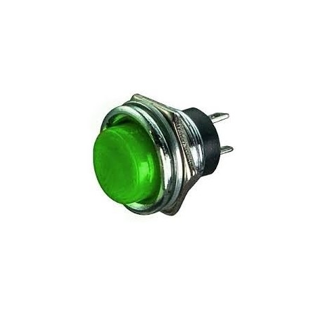 Chave push button DS-212 verde - Sem trava